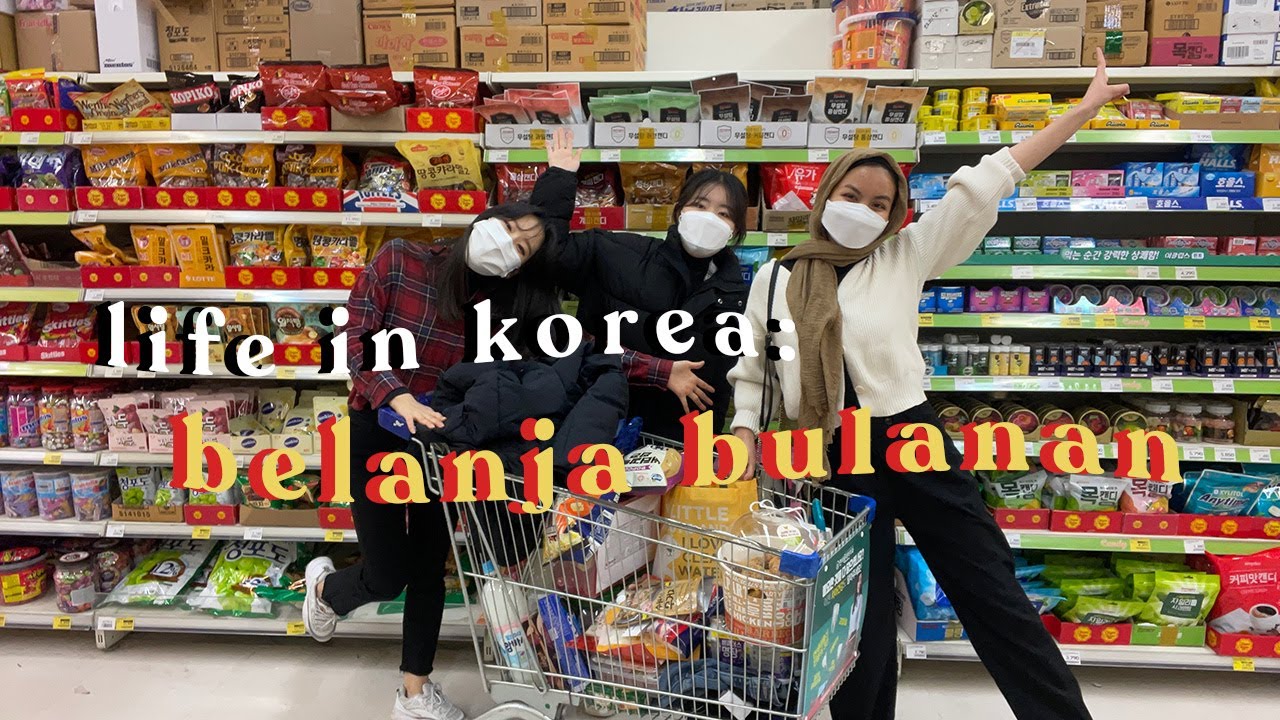 Belanja Bulanan di Supermarket!! 🇰🇷🇮🇩 | LIFE IN KOREA (indo/kor/eng)