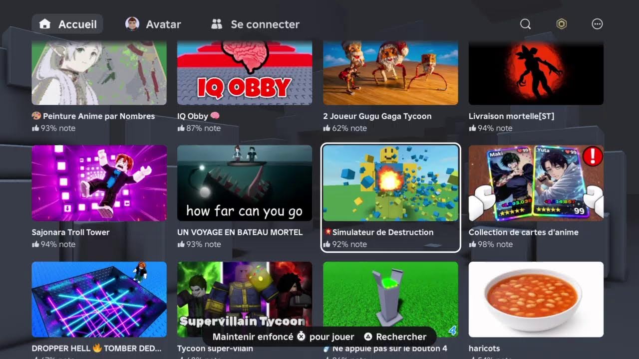 Live Roblox jeux d'horreur