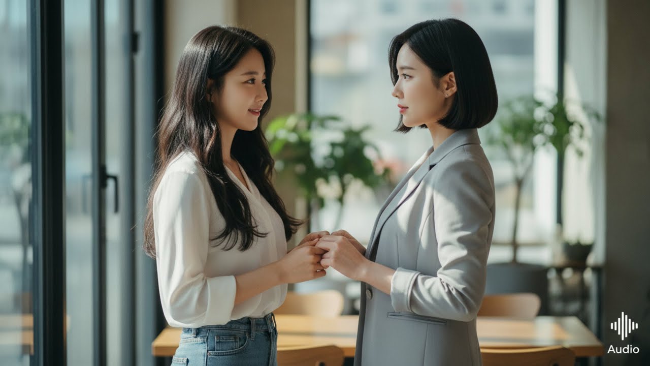 언니 친구가 나를 옷 갈아입는 걸 봤고, 그 순간 우리 사이가 순식간에 변했다. [옷 갈아입는 장면에서 눈이 마주친 충격] + [예기치 않은 감정의 폭발]