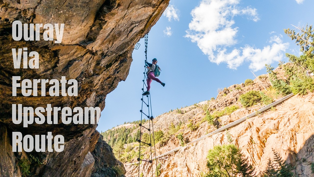 How to Do Ouray Via Ferrata Upstream Route (Full Course) | Ouray, Colorado