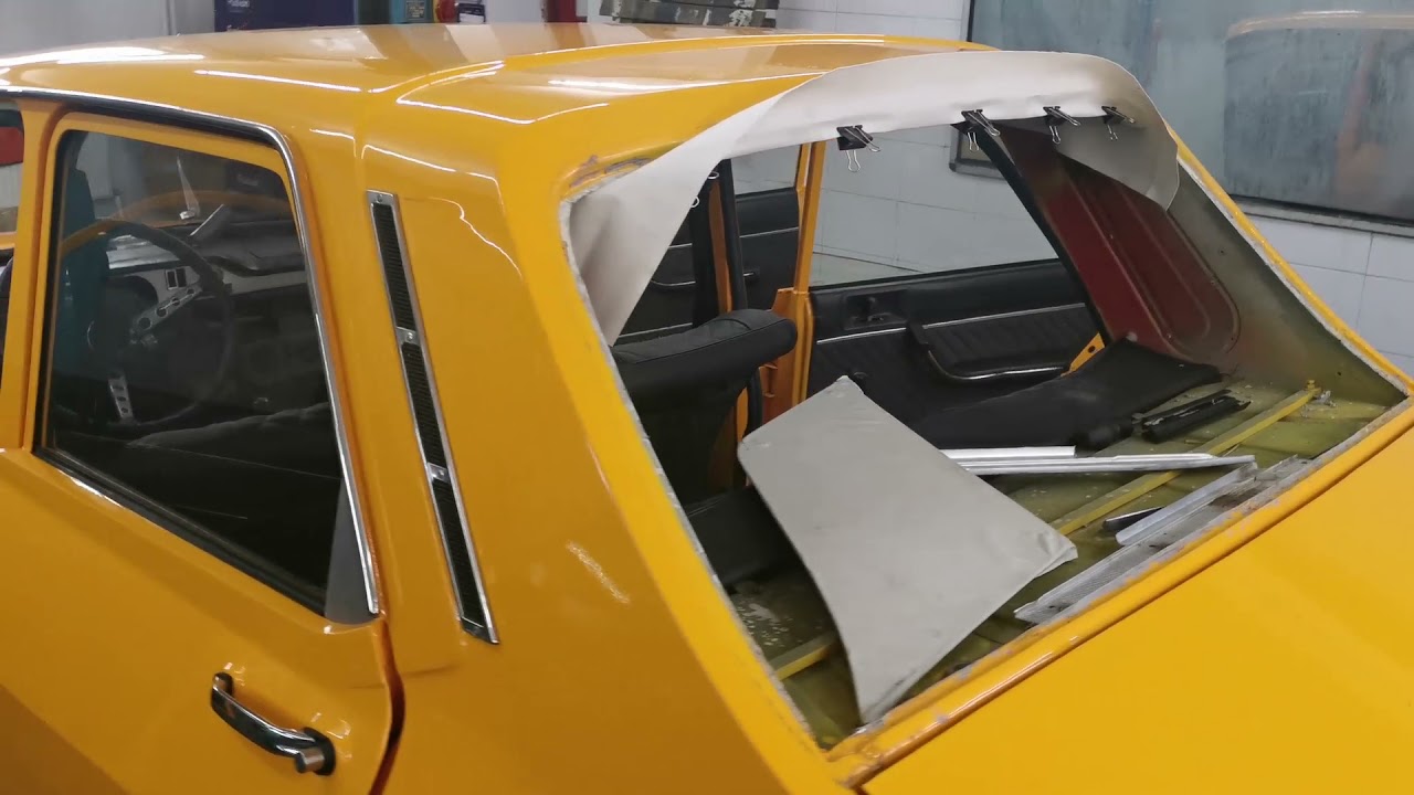 #24 Am schimbat tapiteria de plafon, pavilion, custode stapi Elena76 DACIA 1300.