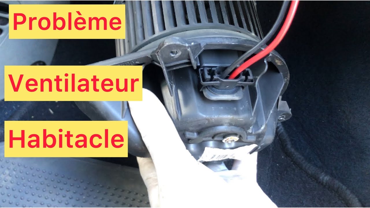 ￼Problème ventilateur habitacle Renault Scenic￼