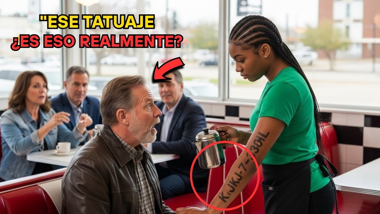 Un veterano queda paralizado al ver el tatuaje de una camarera: era la marca de su unidad caída