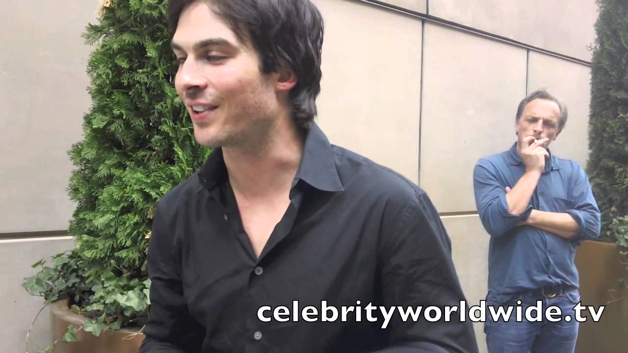 Ian Somerhalder of Vampire Diaries at Hudson Hotel in NYC