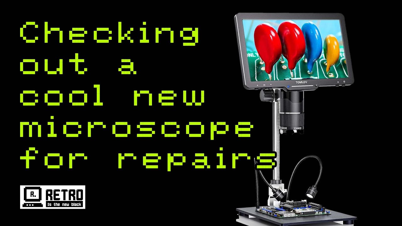 TOMLOV TriL110 2K Digital Microscope - Unboxing and exploring #tomlov #electronicsrepair