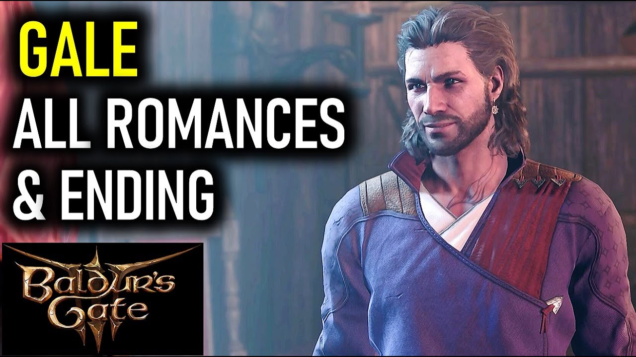 Gale: All Romance Scenes & Ending | Baldur's Gate 3 (BG3)