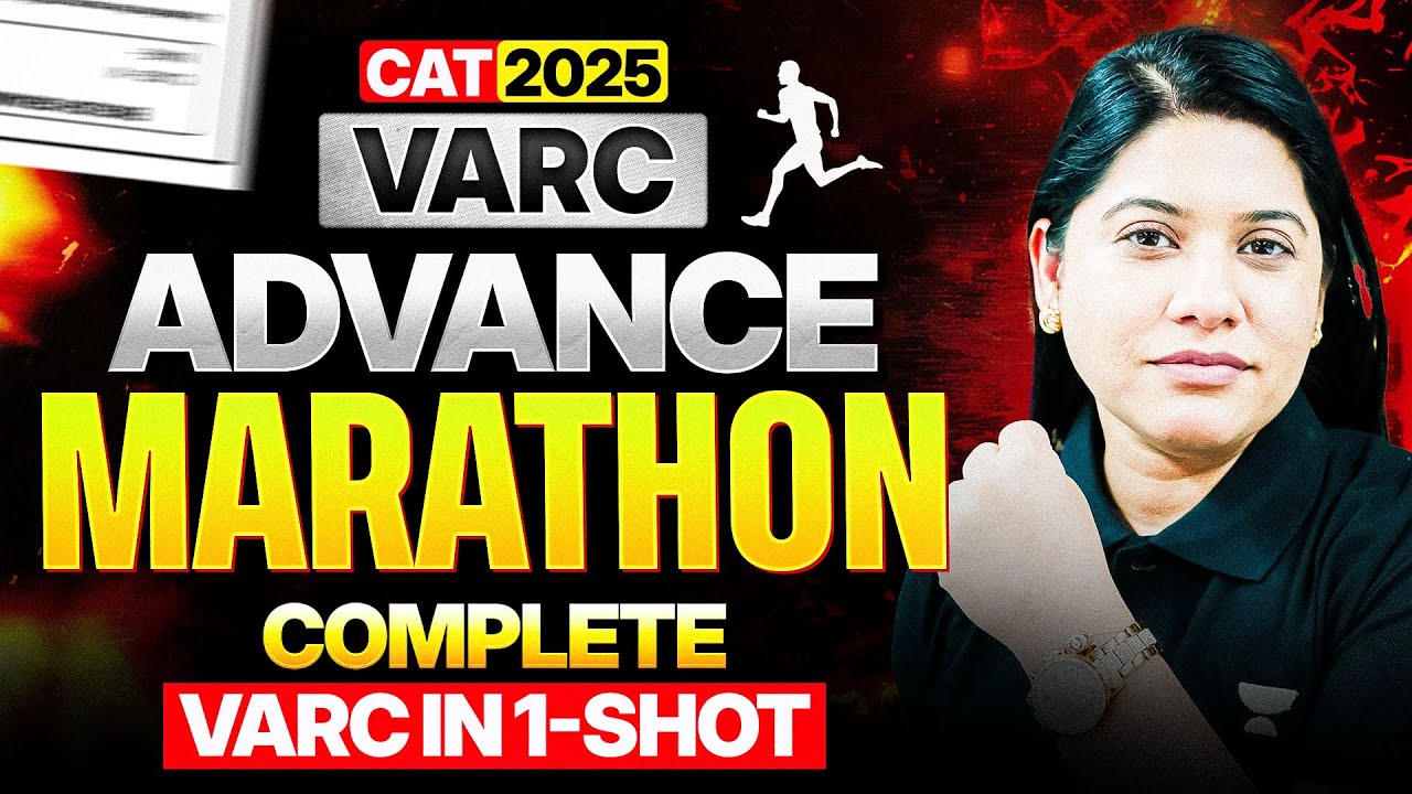 FULL VARC Advance Marathon in 1 Mega Stream for CAT 2025