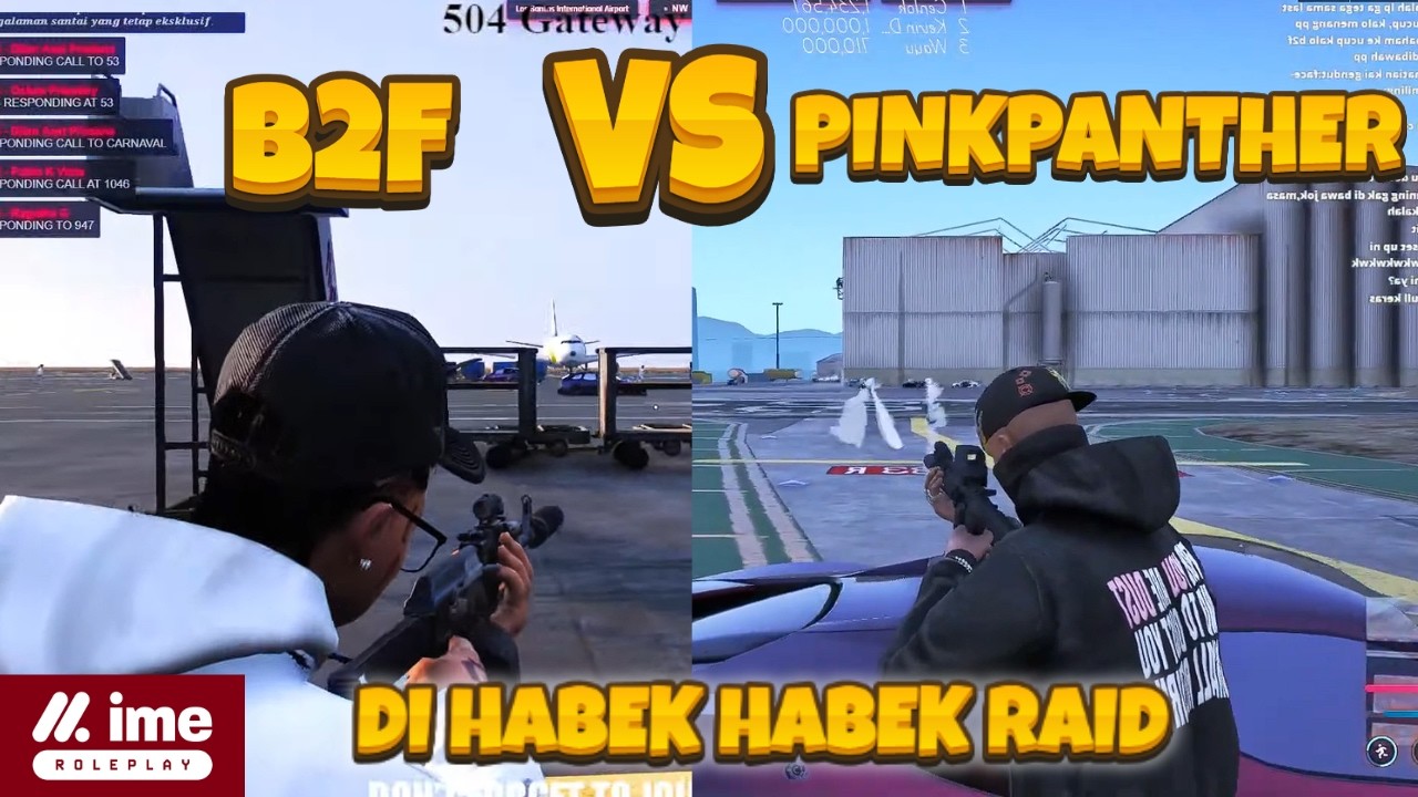 PP VS B2F, joki di habek habek raid wkwkwk#imeroleplay #b2family #gta #gtaroleplay