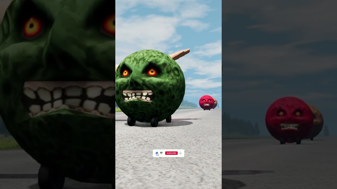 Giant Hand vs Angry Rolling Balls! 😱 | BeamNG Drive Chaos
