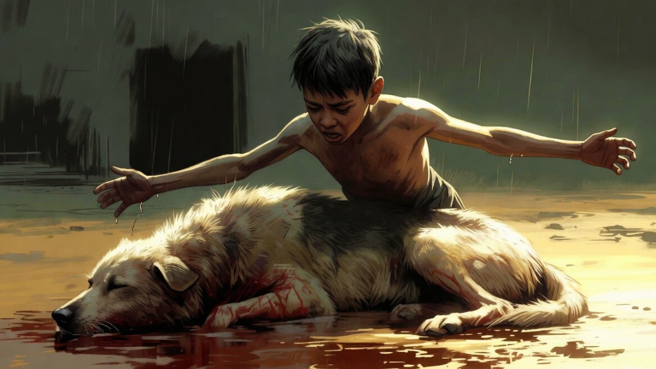 Una lección sobre compasión y propósito | La historia de un NIÑO HUÉRFANO y un PERRO CALLEJERO