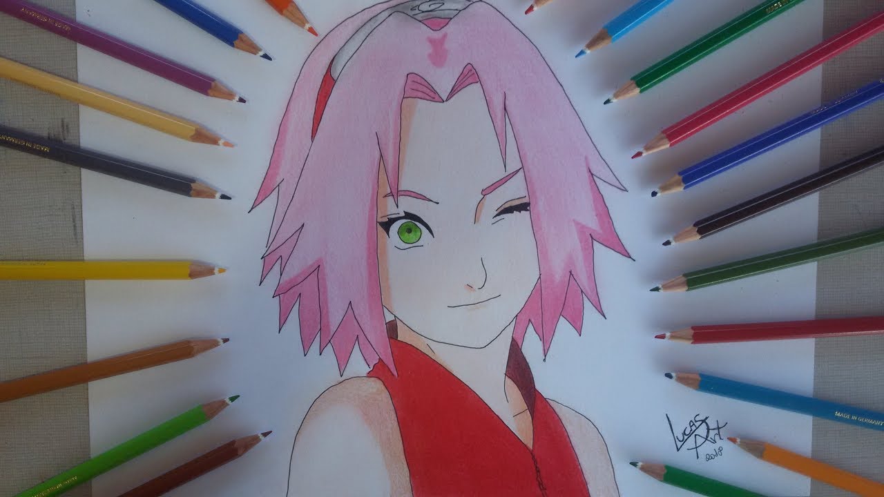 How To Draw / Como Desenhar a Sakura passo a passo.
