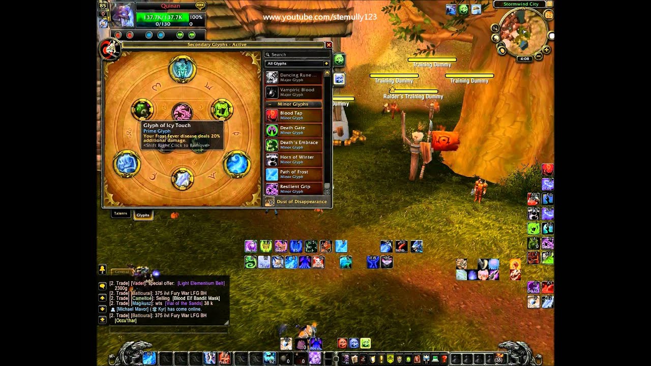 Frost DK PvP 4.2 Spec and Glyphs