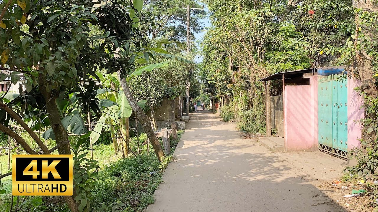 Khondokia Village Hathazari 4K walking tour || Bangladeshi village walking tour || Chittagong city