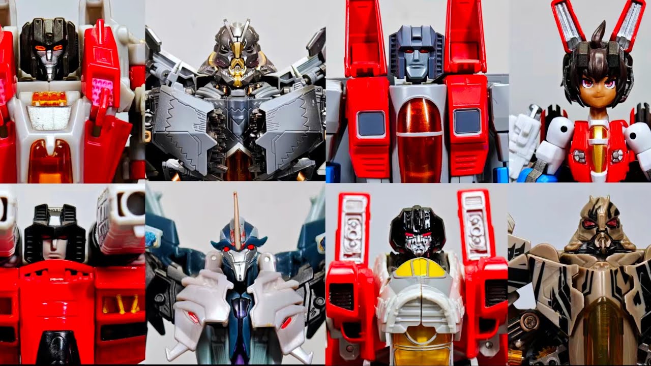 Multiverse Starscream【Transformers Stop Motion Animation】