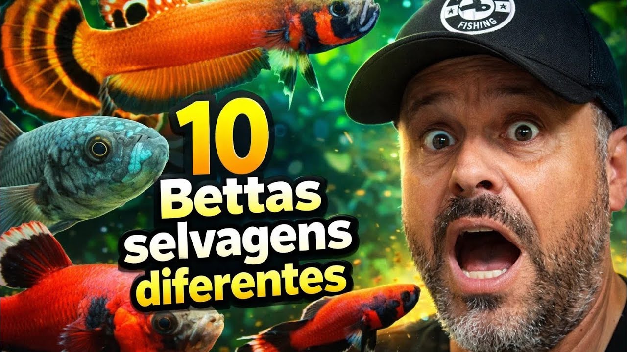O Betta que Vive em Água Preta Extrema e mais 9 selvagens 