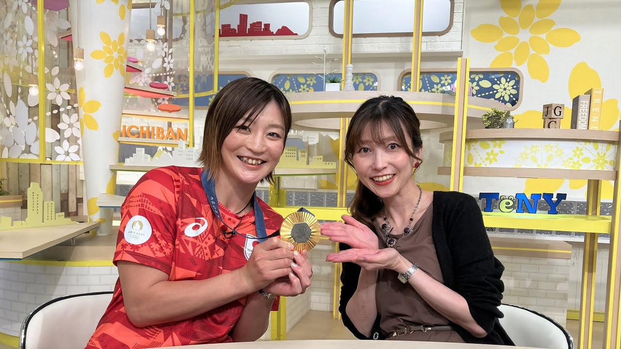 【共演】パリ五輪・柔道 金メダリスト・角田夏実選手　いとこでフリーアナウンサーの角田智美さんが「新潟一番」に登場！　新潟グルメの食リポにも挑戦！「食べっぷりも金メダル」《新潟》