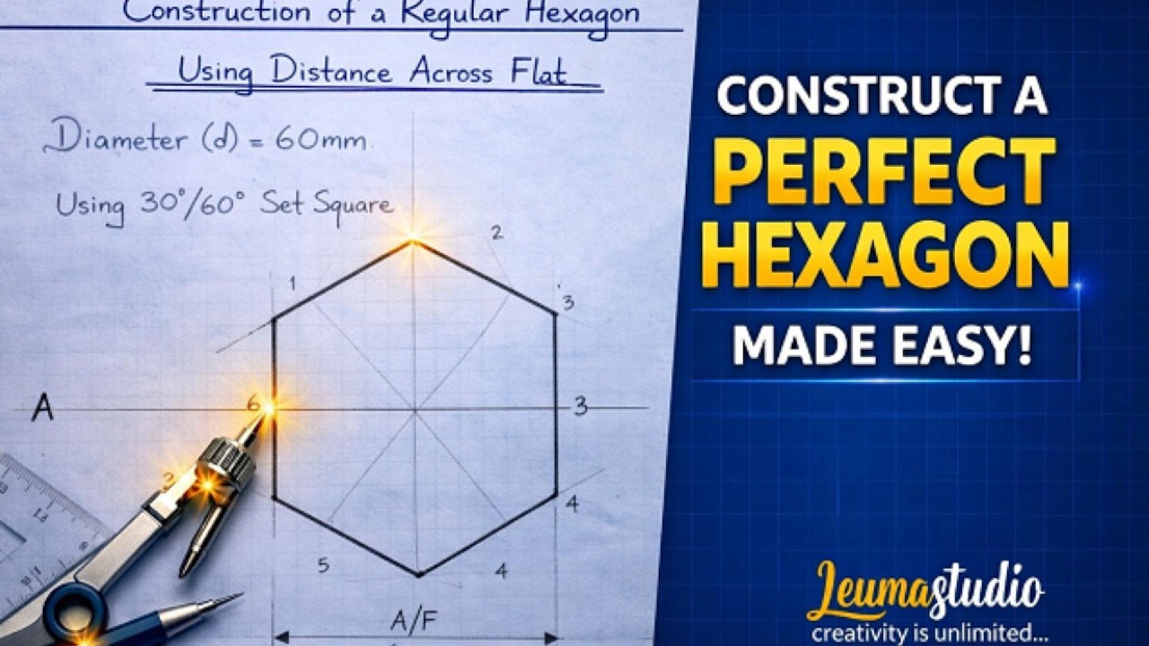 Hexagon Across Flat