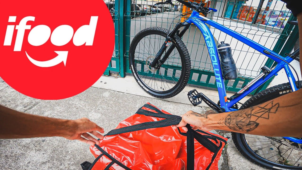 FAZENDO ENTREGA DE BIKE NO IFOOD PELA PRIMEIRA VEZ *deu bom? 💰 - BIKE VLOG