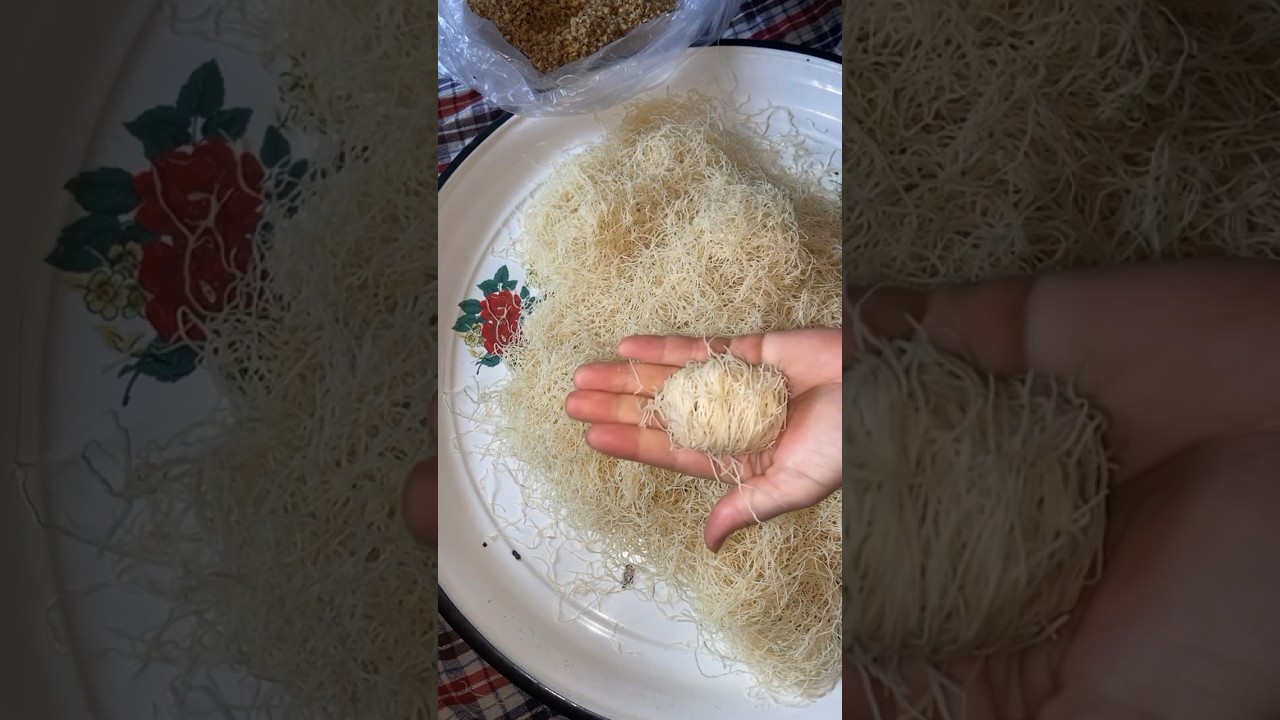 Kadayıf sarma #keşfet #shortsvideo #kadayıfsarma