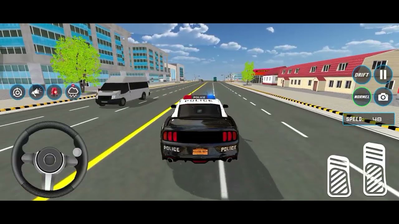 us police cop Car chase simulator Diving 3d (Android gameplay)#police #chase #simulator3d