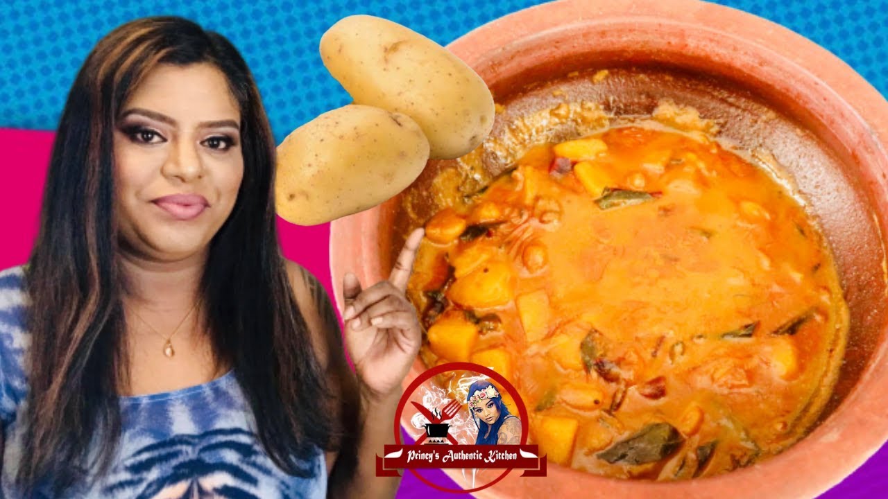 இலங்கையின் சுவை மிக்க உருளைக்கிழங்கு குழம்பு | Potato Curry | Tasty Spicy Potato Curry
