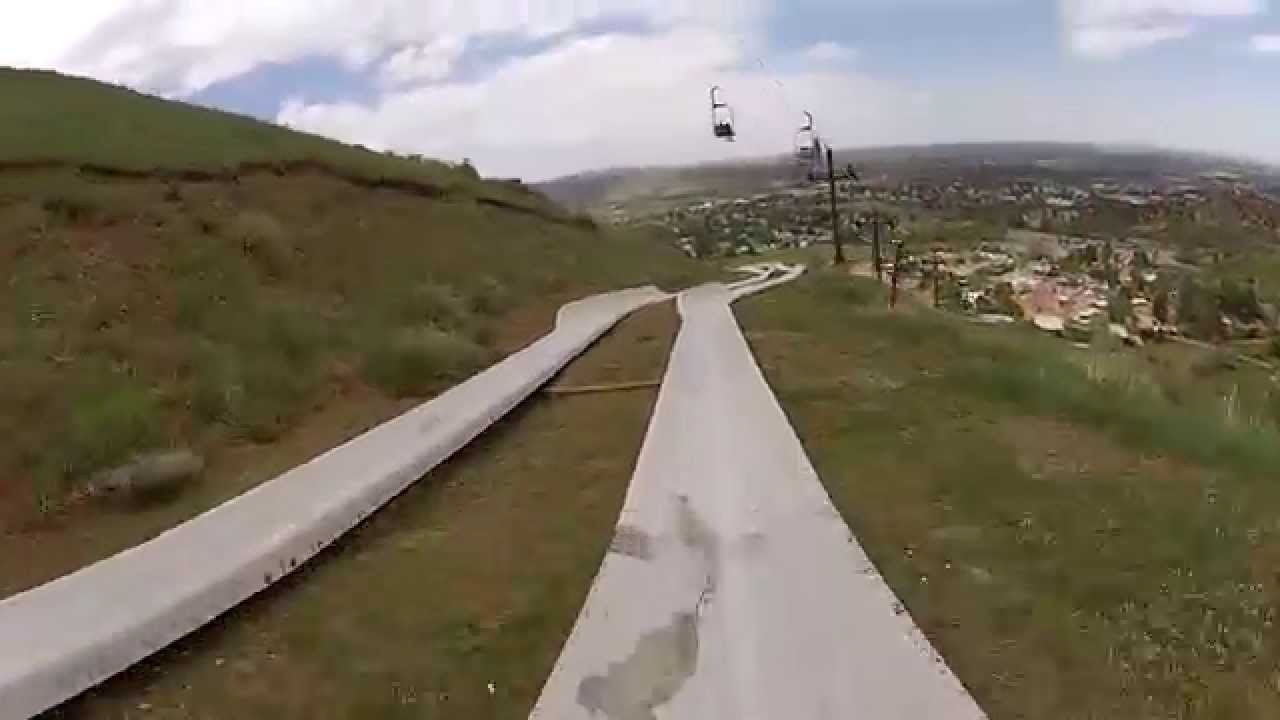 Alpine Coaster at TOP SPEED | Heritage Square Golden, CO