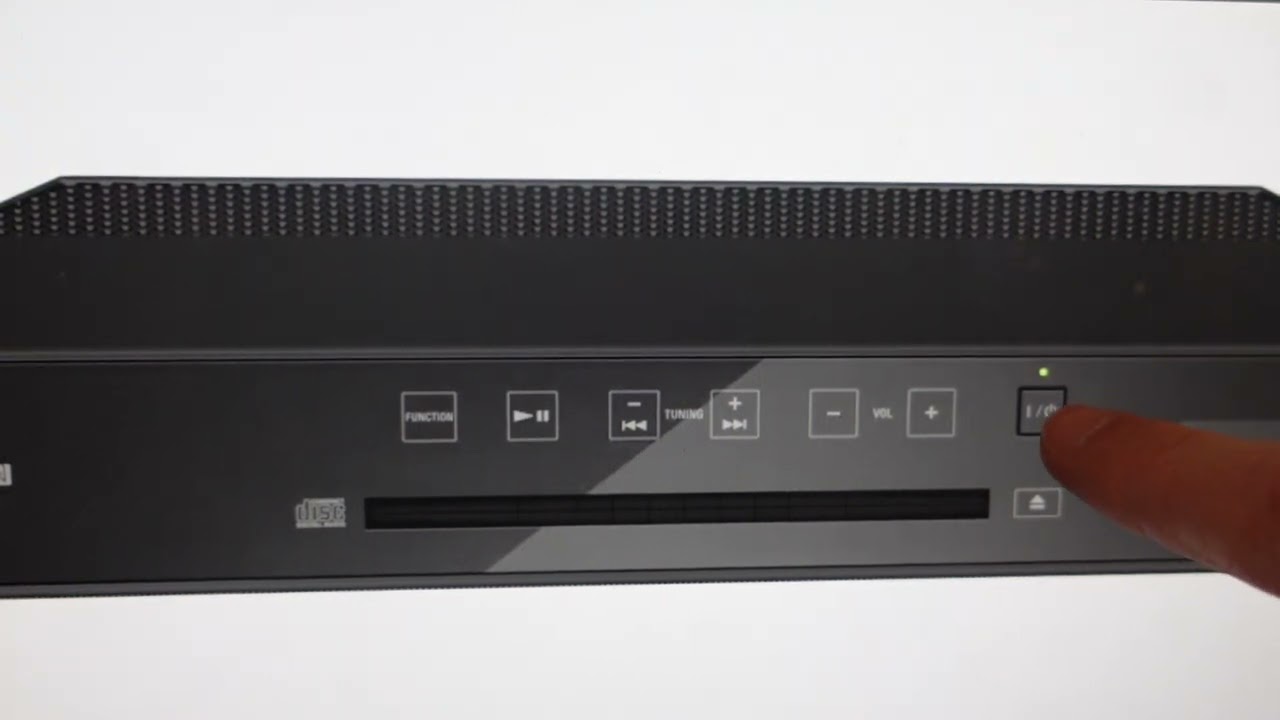 Аппаратный сброс CD-плеера Sony CMT-X5CDB