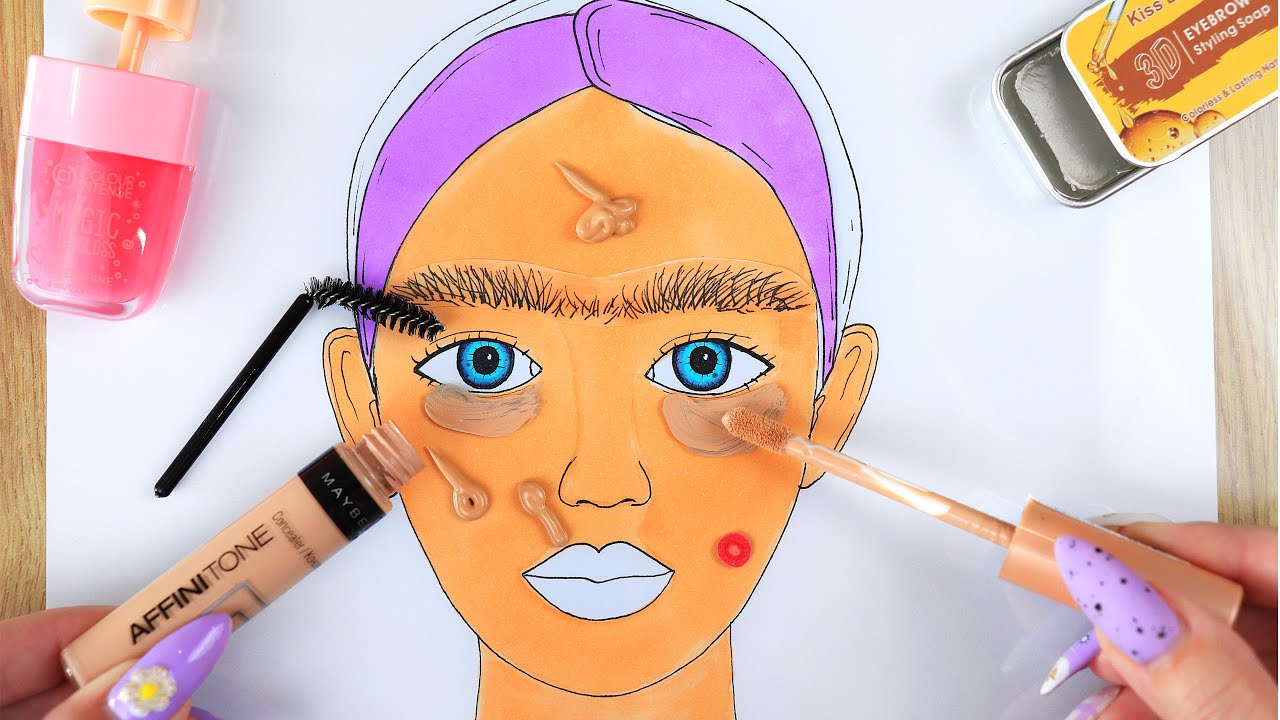 ASMR Makeup & Skincare for paper Girl