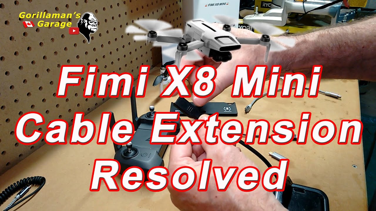 Для Fimi X8 Mini подойдут удлинители кабеля.
