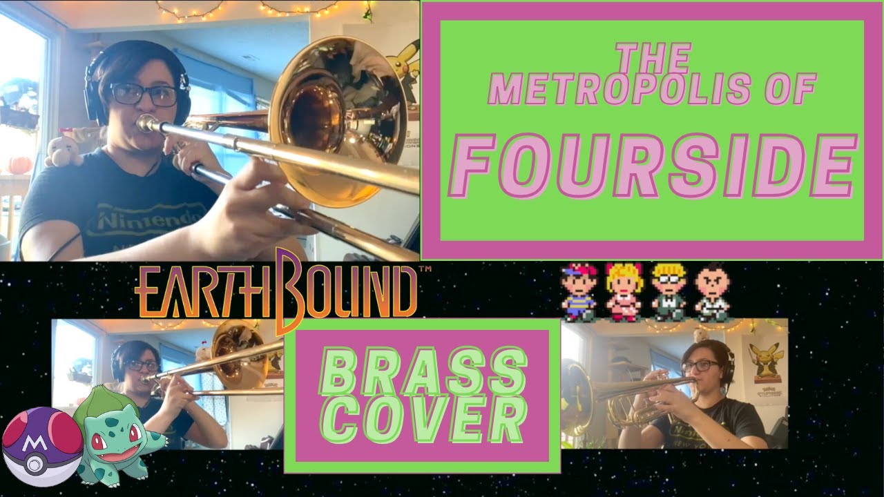 The Metropolis of Fourside  |  Earthbound  |  VGM Cover