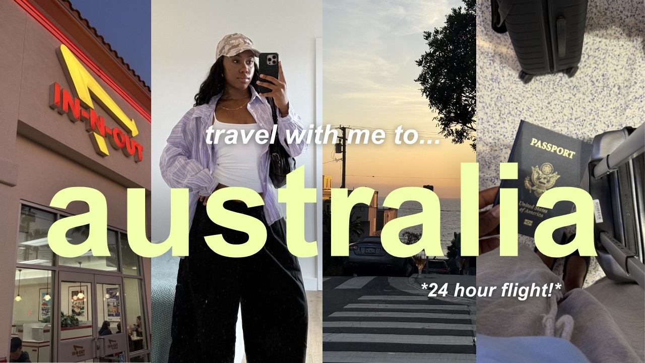 I'M MOVING TO AUSTRALIA&hellip;? pack with me & my 24 hour solo travel day 🇦🇺🦘