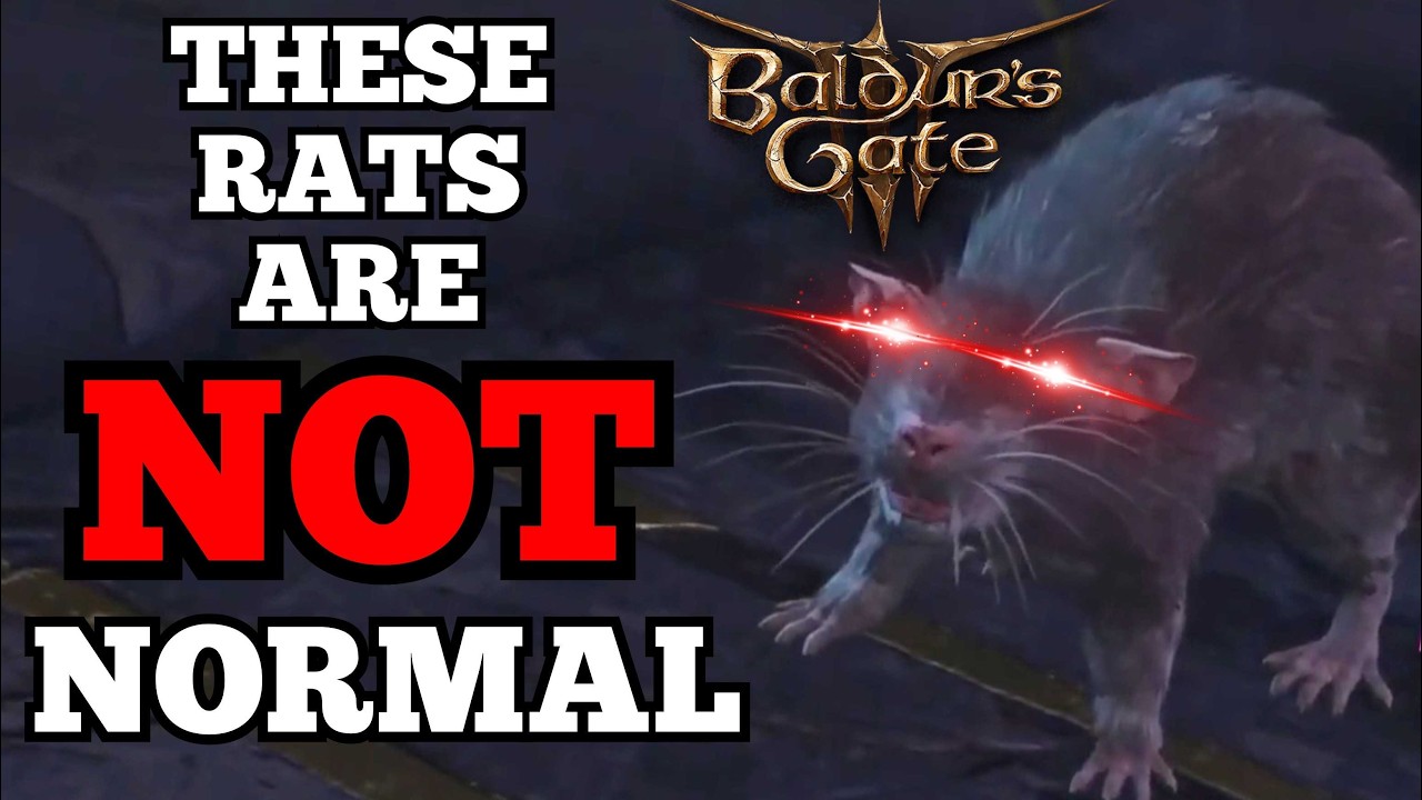 What is WRONG with these Rats in Baldur's Gate 3?
