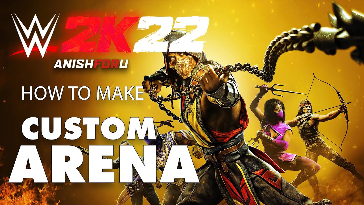 WWE 2K22, How to make a Custom Arena in WWE 2K22