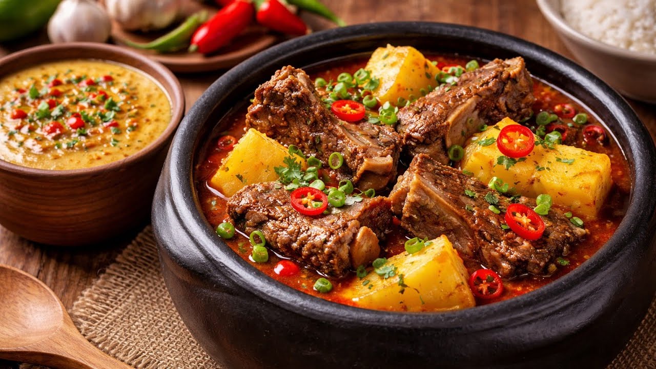 Costela com Mandioca e Pirão | Receita Caseira Simples e Saborosa 