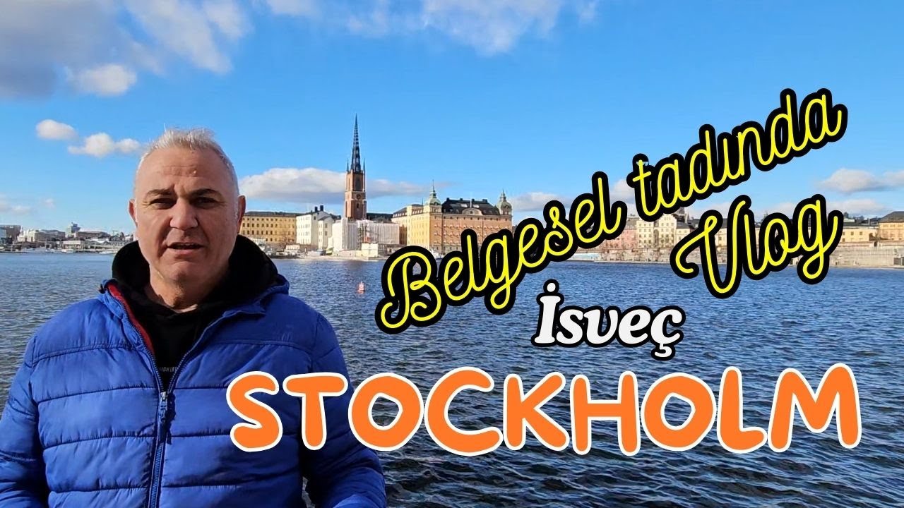 2024 Nisan Vlog | Belgesel tadında Stockholm | Gezilecek yerler | Hava limanından ulaşım.