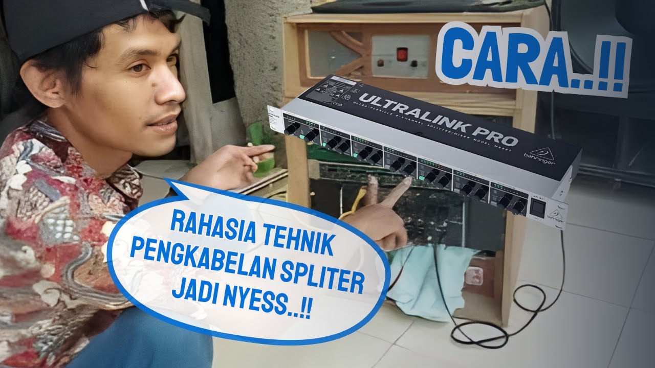 Splitter IN & OUT - ULTRALINK PRO MX882, gini caranya membagi output tanpa mengurangi dB - part1