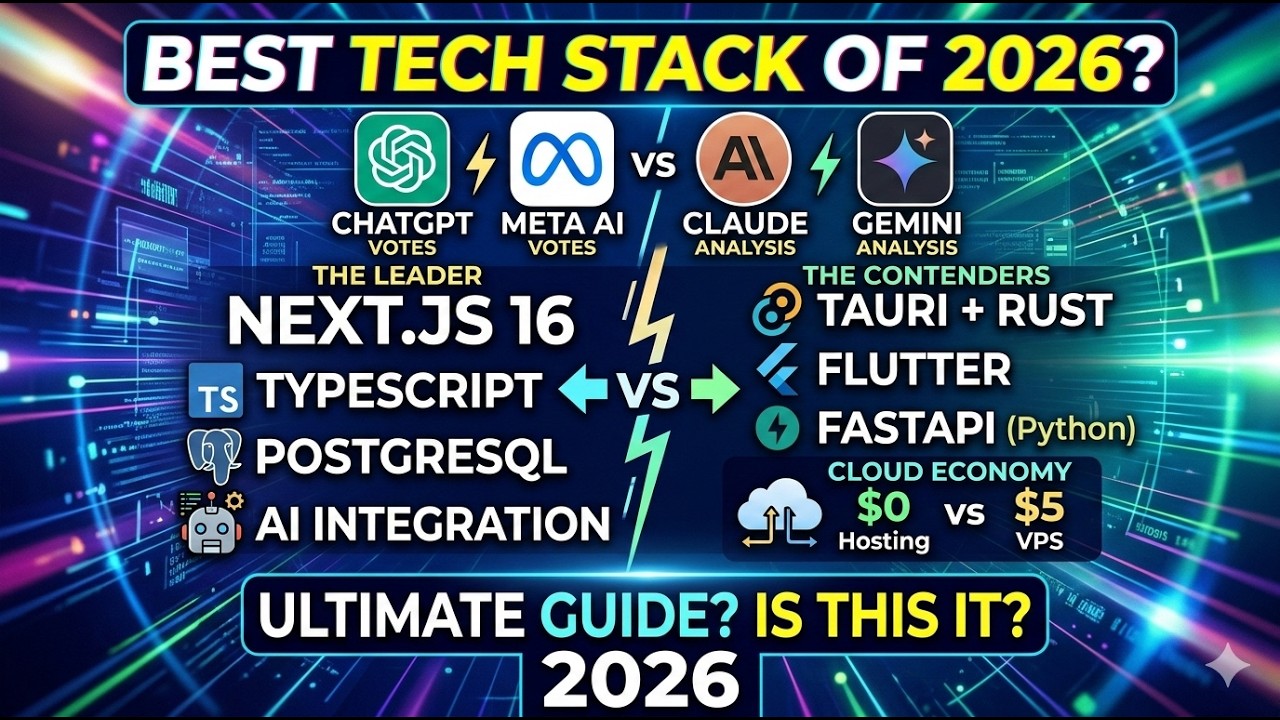 4 AI Models Agree: This Is the Best Tech Stack of 2026