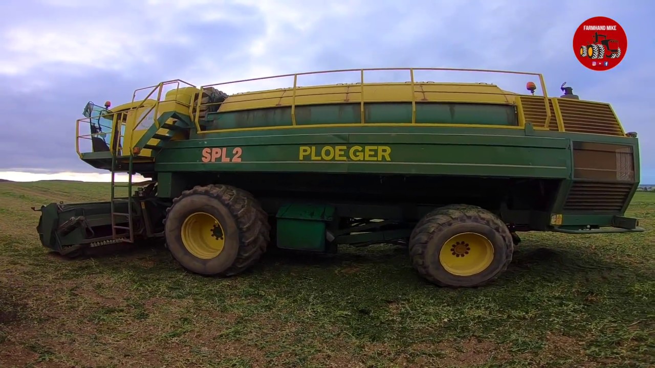 Harvesting British Peas - Checking out some Ploeger Pea Harvesters
