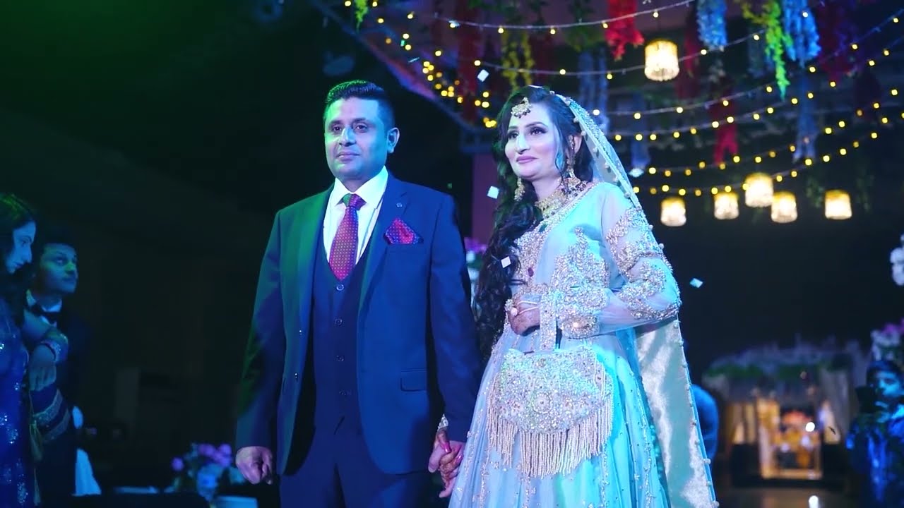 ISHTIAQ & HINA unique wedding entry|best bridal entry |lo safar Shuru hogia |best wedding in Lahore