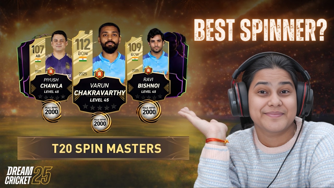 Dream Cricket 25 – T20 Spin Master 🔥