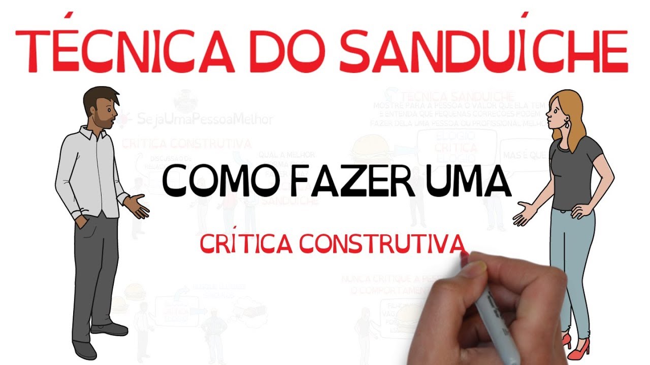 A MELHOR forma de se fazer uma CR&Iacute;TICA - T&Eacute;CNICA DO SANDU&Iacute;CHE| SejaUmaPessoaMelhor