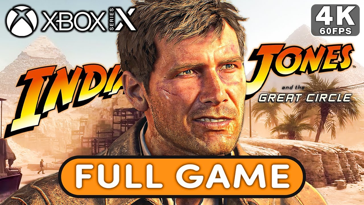 INDIANA JONES AND THE GREAT CIRCLE Gameplay Walkthrough FULL GAME [XBOX SERIES X 4K 60FPS]