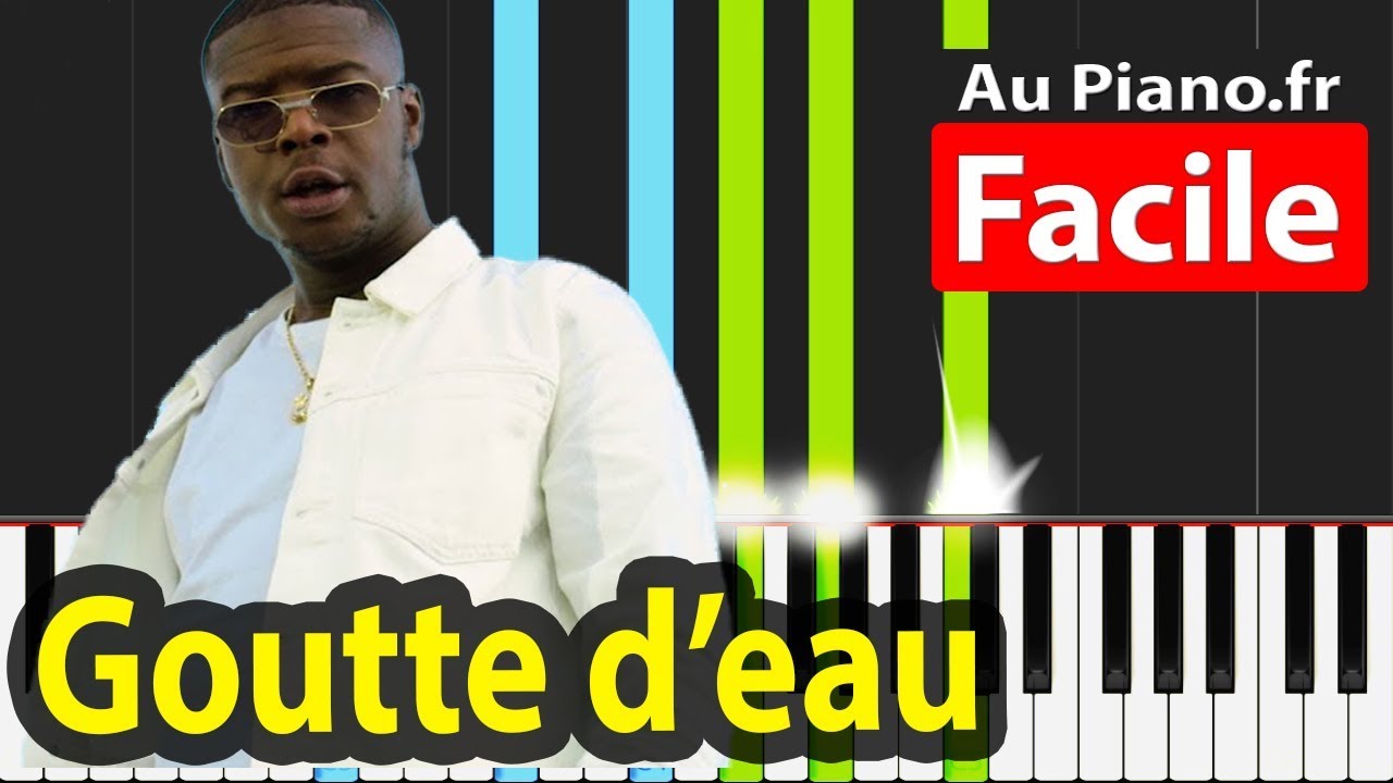 Ninho Goutte d'eau Piano Tutorial (Instru type beat 2019)