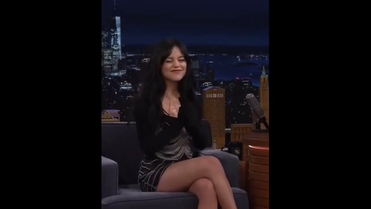 Jenna Ortega Sexy Crossed Legs