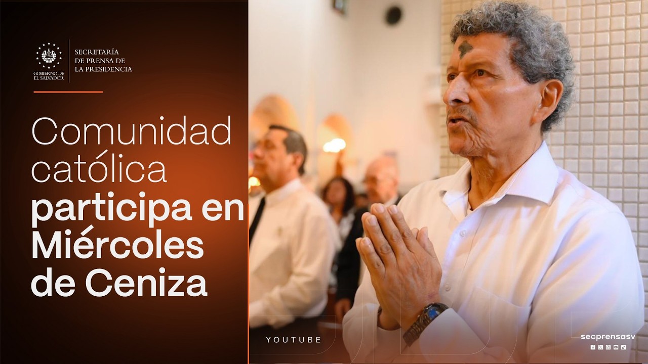 Fieles católicos conmemoran el Miércoles de Ceniza