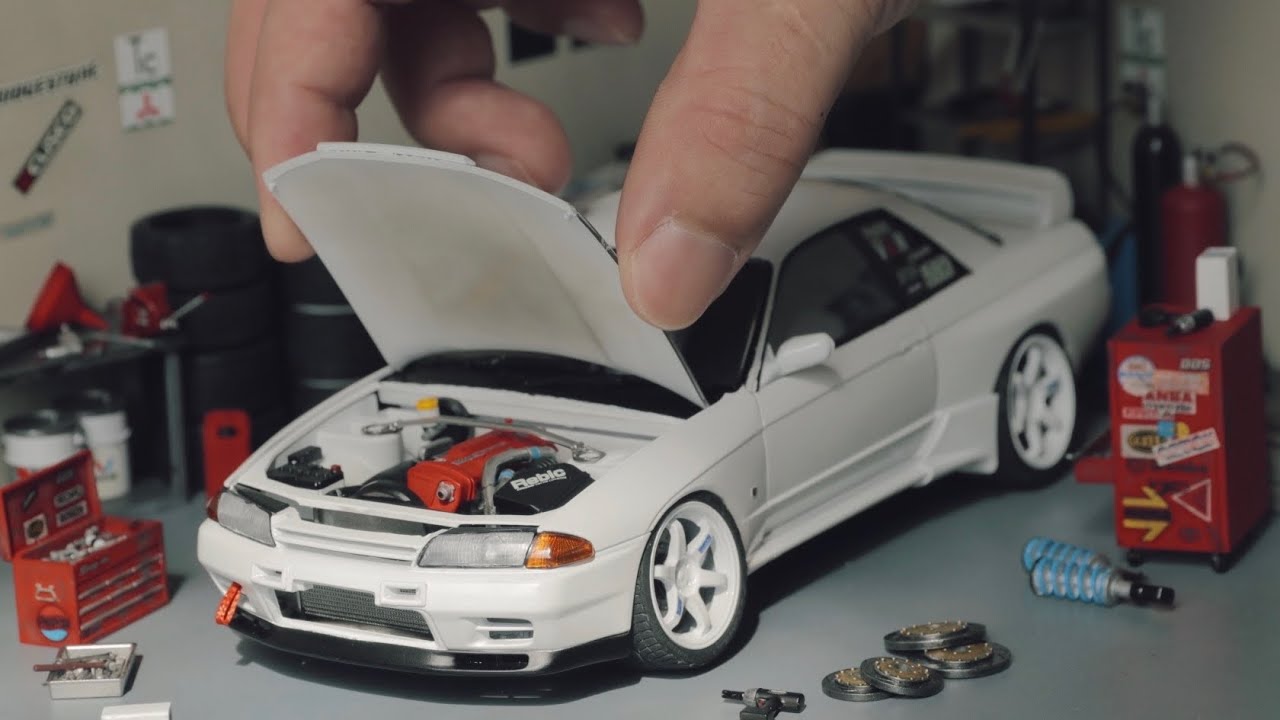 Nismo Custom Nissan Skyline R32 GTR Model Car Full Build Step by Step