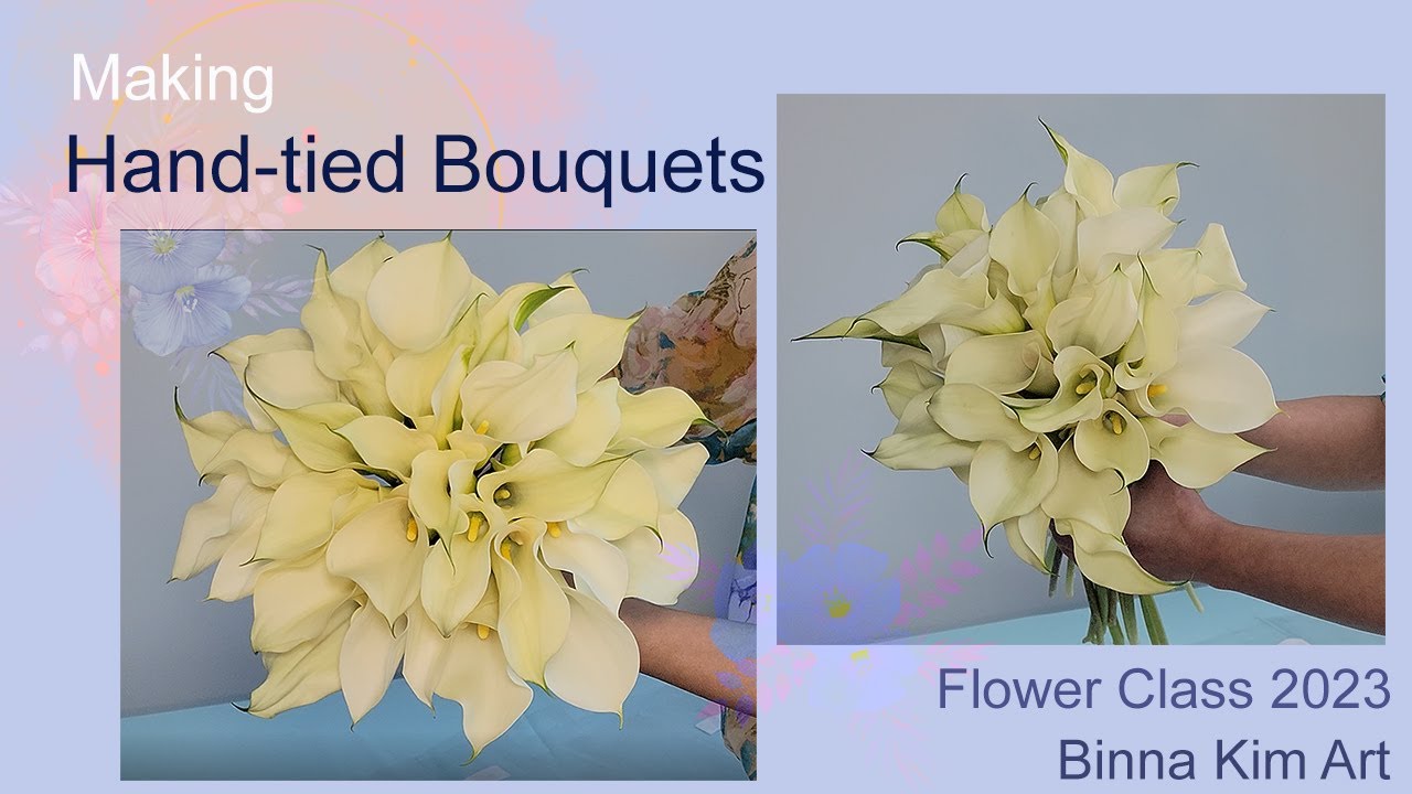 Making 2 bridal bouquet style arrangements using calla lily | 13 years of experience Florist NYC