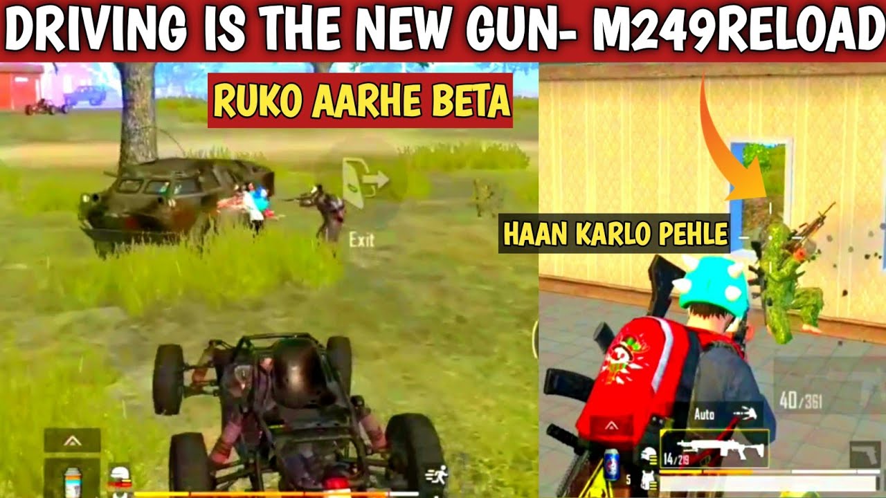 DRIVING IS THE NEW WEAPON &MK14 SOLO VS DUO|pubg lite video online gameplay MOMENTS BY CARTOON FREAK