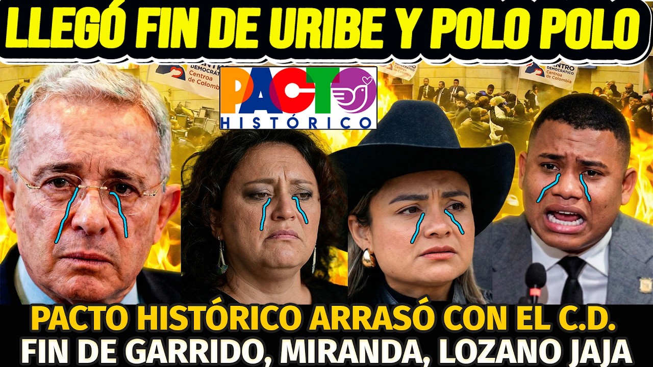 LLEGÓ FIN DE URIBE Y POLO POLO EN EL CONGRESO. TREMENDA P4LIZ4 LE METIÓ EL PACTO AL C.D NO LO VIERON