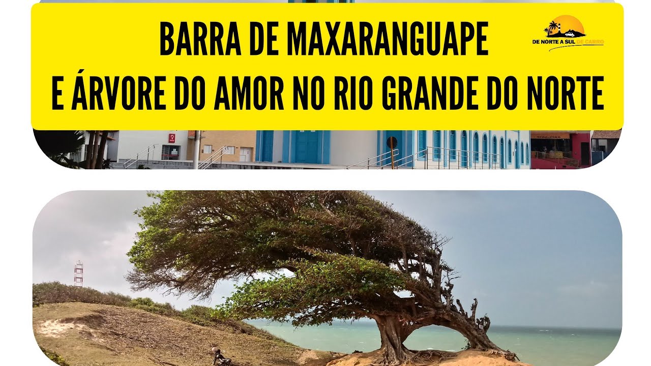 Barra de Maxaranguape e &Aacute;rvore do Amor! lugares lindos no Rio Grande do Norte!